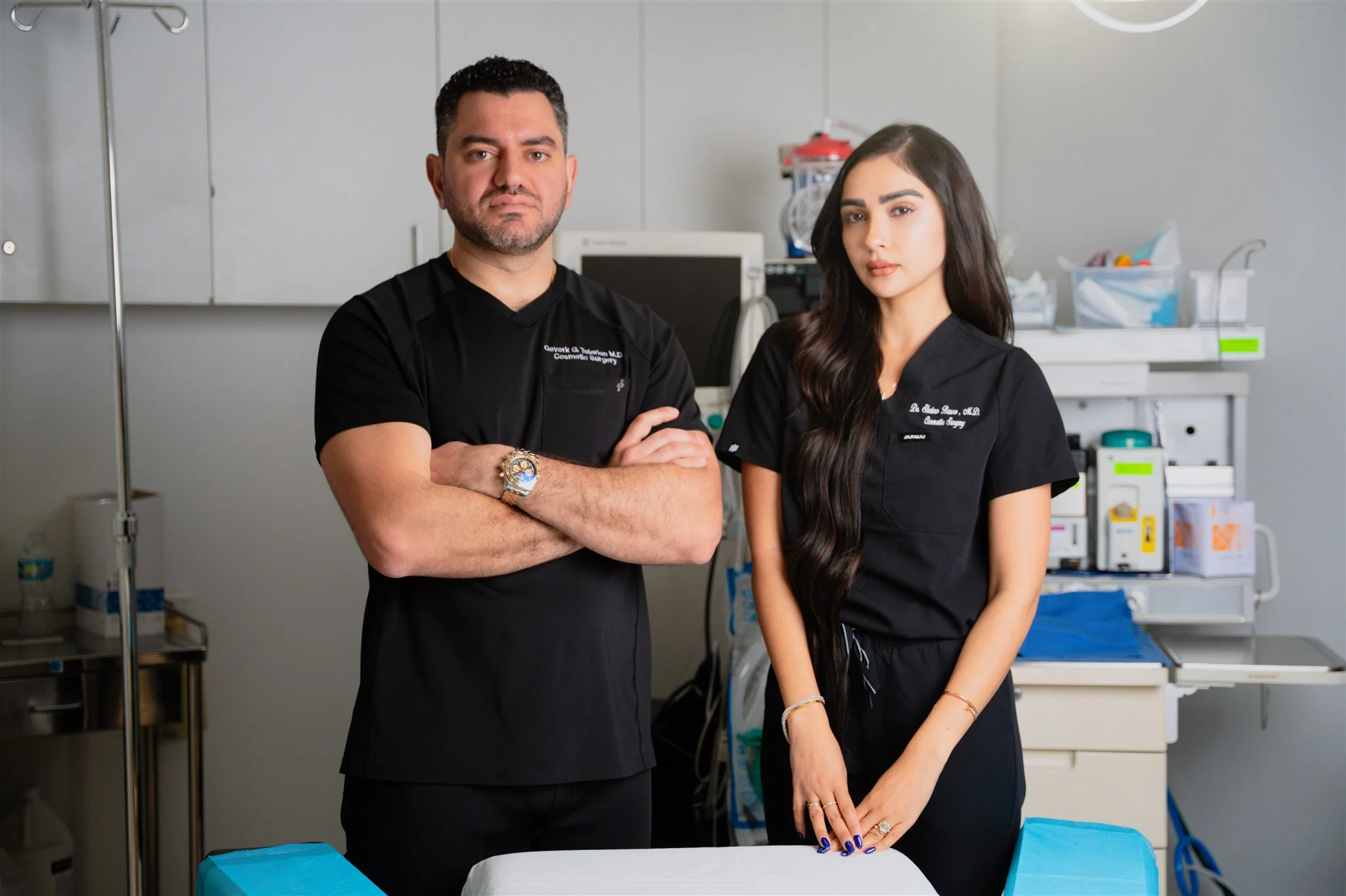 Dr. Tatarian and Dr. Bawa at Elevé Cosmetic Surgery — our story